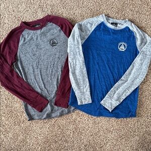 Two American Eagle Outfitters long sleeve Tees, men’s small